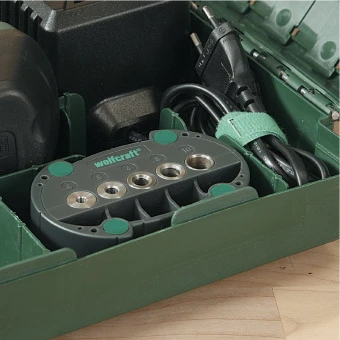 Wolfcraft accumobil - мобильная помощь при сверлении Ø 4, 5, 6, 8, 10 // 4685000