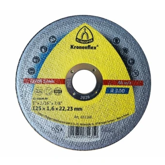 Відрізний круг Klingspor А100 Extra Inox (125х1.6х22.23 мм) (651169)