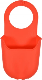 FALA Органайзер силіконовий, червоний, підвісний для губки, 200х 100 мм  | 74787