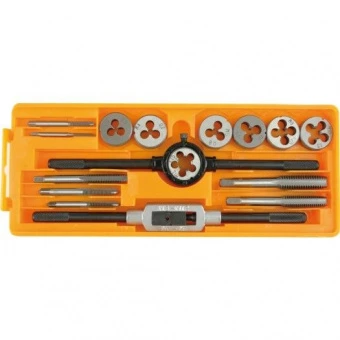 VOREL Плашки та мітчики : Набір 16 Шт/Уп.  | 24295