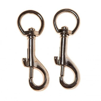 Карабин с вертлюгом 13 х 76 мм никель