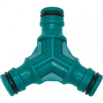 FLO Трійник - з'єднювач для шланга /ABS/ (БЛІСТЕР)  | 89244