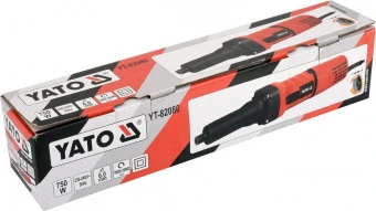 YATO Шліфмашина пряма мережева : 750 Вт, шпиндель Ø6 мм, 10000-30000 об/хв