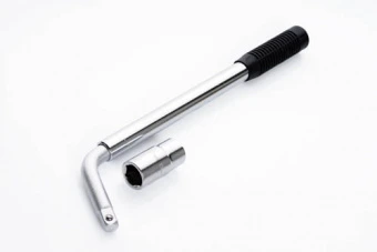 Ключ колесный Г-образный телескопический 17x19, 340x500мм СИЛА