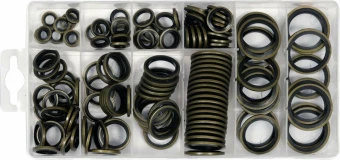 YATO Шайби сталево-гумові YATO: Ø= 6- 24 мм, 150 шт  | YT-068582