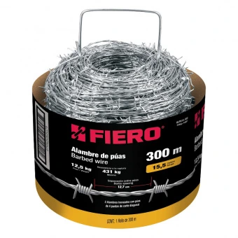 Fiero ALPU15-300 Дріт колючий d1.6мм, бухта 300м, 12,5 кг
