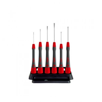 WIHA Набор микроотвёрток PicoFinish® Шлиц, Phillips, с держателем, 6 шт | W42990