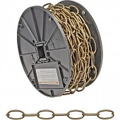 Цепь "Овал" 3,2 коричневая, бухта 20 мп