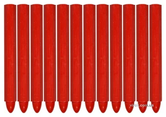 YATO Крейда маркувальна для різних поверхонь YATO : 120 x 12 мм, червона, 12 шт  | YT-69932