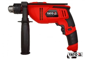 YATO Дриль ударний мережевий YATO : P= 620 Вт, ключний патрон Ø≤ 10 мм (сталь) | YT-82032