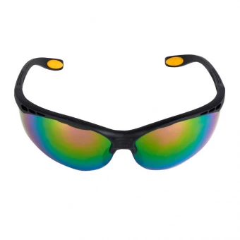 Окуляри DeWALT Reinforcer™, кольорові дзеркальні, полікарбонатні, з  м'якими гумовими накладками