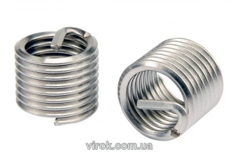 YATO Вставки спіральні для ремонту різьби; М5 х 0.8 х 6.7 мм, упак. 20 шт.  | YT-1764