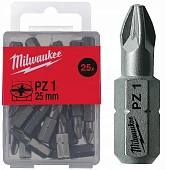 MILWAUKEE Біта , PZ1, 25мм, (25шт) | 4932399589