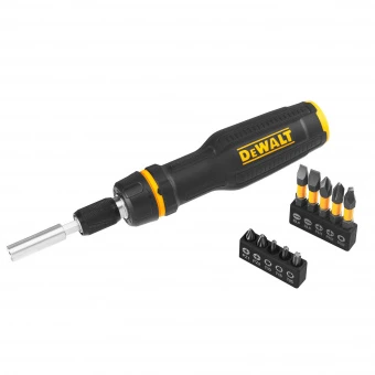 DeWALT Викрутка - набір "FULL FIT Telescoping", з бітами 10 шт: біти 25 мм: SL, PH, SQ