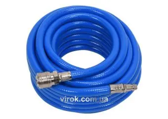 YATO Шланг пневматичний ПВХ YATO з швидкоз'єднув. наконечниками; Ø=8мм, макс. тиск 20 Bar, l=10м  | 