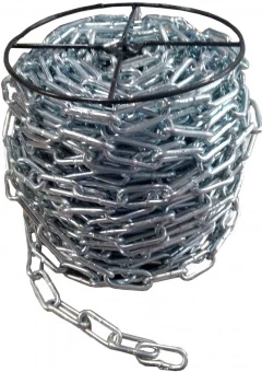 VIROK Ланцюг з короткою ланкою оцинкований ТМ "" DIN 5685A; Ø= 6 мм, 25 кг, l= 40 м ± 1,0% (TR) | 86