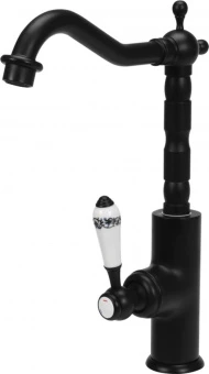 FALA Змішувач води для кухонної раковини "RETRO BLACK 2" з кульовим регулятором  | 75835