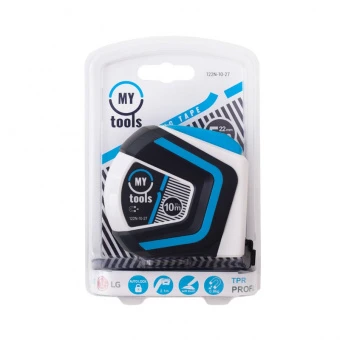 My Tools 122N-10-27 Рулетка вимірювальна Elegance, 10мХ27мм