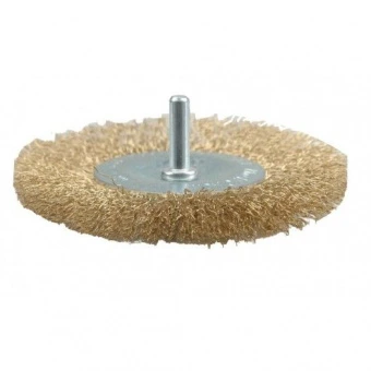 VOREL Щітка - крацовка ПЛОСКА з стержнем Ø-100мм  | 06986