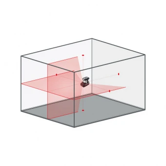 My Tools 145-2-5R Рівень лазерний TOP-MARK 1H/1V/5D-50, червоний.