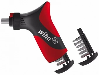 Wiha 38915 Магазинный держатель бит Topra 2K, магнитный, 1/4 ", 7 предметов, биты Standard 25 мм