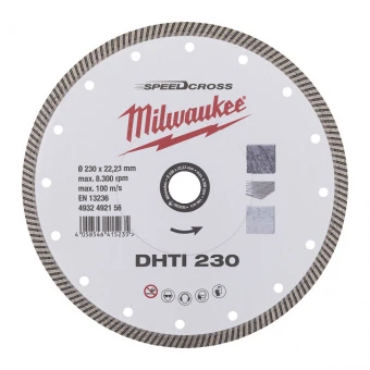 MILWAUKEE Алмазный диск SPEEDCROSS DHTI 230мм | 4932492156