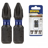IRWIN Бита IMPACT PRO 1/4"/25мм PH2 2шт, | IW6061302