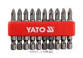 YATO Насадка викруткова YATO : "Philips" PН2 x 50 мм. HEX 1/4". 10 (Уп/Шт.)  | YT-0478