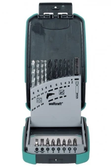 Wolfcraft комбинированный набор сверл  // 7115000