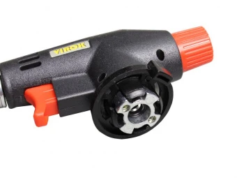 VIROK Пальник газовий з цанговим (швидким) з'єднанням, Piezo + 360°  | 44V165