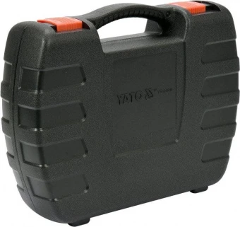 YATO Гайковерт ударний мережевий YATO: 1/4" HEX x1/2" F, 450Вт, 450Нм, 3300 об/хв + 4 головки і кейс