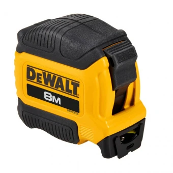 DeWALT Рулетка вимірювальна "COMPACT", L=8 м, B=28 мм.