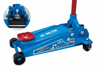 KING TONY Домкрат гидравлический подкатной 3т профессиональный (H: 130-465 MM) | 9TY132-03A-B