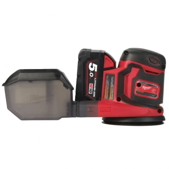 MILWAUKEE Шлифмашина эксцентриковая аккумуляторная бесщёточная 125мм M18 BOS125-502B | 4933464229