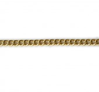 Цепь "Декор" 1,2 золотая, бухта 25 мп