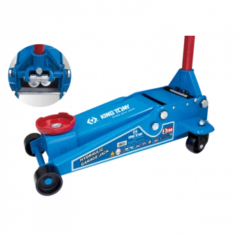 KING TONY Домкрат подкатной 2,5т (75-515mm) двухплунжерный | 9TY133-25A-B