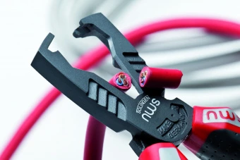 NWS  Щипці для зняття ізоляції : L=180 мм, Ø≤16 мм | 1451-69-180