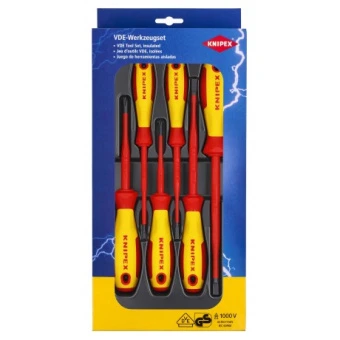KNIPEX Набор отверток VDE Phillips®/шлиц, 00 20 12 V02 | 00 20 12 V02