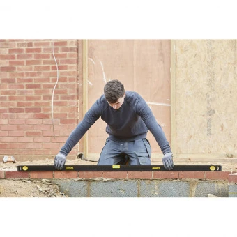 STANLEY Уровень "FatMax WATERFIT CLASSIC PRO", алюминиевый каркас, L = 1800 мм, 3 капсулы.