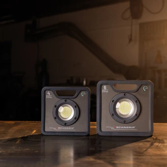 SCANGRIP Прожектор переносной 6000 lumen NOVA 6 C+R for Life (С сетевым кабелем и аккумулятором) | 0