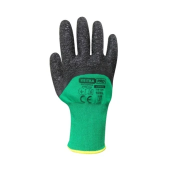 Стрейчеві рукавиці з латексним покриттям КВІТКА PRO Recodrag Stretch (10" / XL) (110-1226-10-IND)