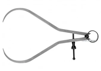 YATO Кронциркуль для зовнішніх вимірів YATO : l= 200 мм, з гвинтовим фіксатором і на пружині  | YT-7