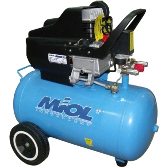 Компресор Miol Титан 206-50 (50 л, шланг 10 м, фільтр, ремкомплект)