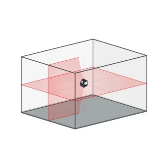 My Tools 144-2R-360-T Рівень лазерний SKY-MARK 1V/1H-360-50, червоний з адаптером 149-A360 та кейсом