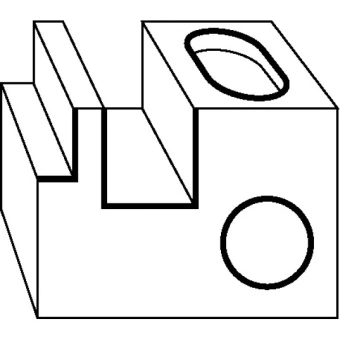 Bosch Фреза пряма, кінцева пазова 10x20 мм, хвостовик 8 мм