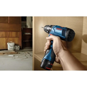 Шуруповерт акумуляторний Bosch GSR 120-LI + GLI 12V-300 (12 В, 2х2 А*год, 30 Н*м) (06019G8004)