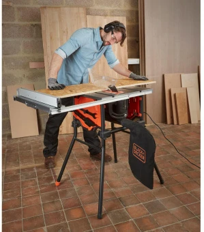 Пила настільна розпилювальна, BLACK+DECKER, 1800 Вт, диск 254*30 мм (ТСТ на 48 зуб товщина 2,0 мм)