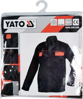 YATO Куртка робоча YATO, розмір XXL; 65%- поліестер, 35%- бавовна  | YT-80905