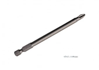 USH Насадка викруткова Industry Pozidriv PZ2 x 70 мм. подовжена, Уп. 10 шт. | UUSG0135031