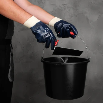 Рукавиці з нітриловим покриттям КВІТКА PRO Heavy Duty Industrial (10"/ XL) (110-1208-10-IND)